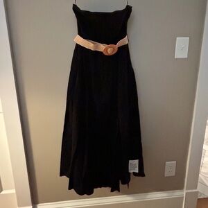 Strapless Midi Dress